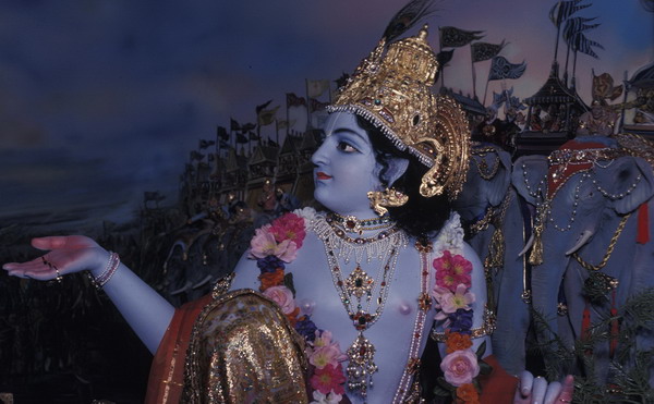 Krishna instructing Arjuna Bhagavad-gita Museum